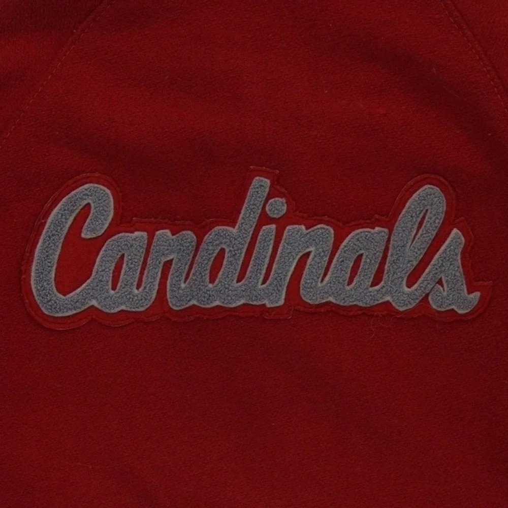 Vintage Louisville Cardinals UL Varsity Jacket Men's Size Medium 34 Red Wool - Picture 4 of 6